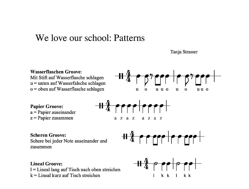 Patterns: We love our school!